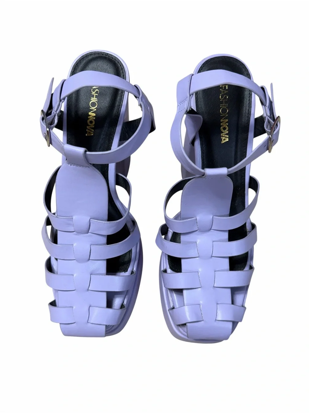Fashion Nova Lavender Alessia Platform Heels Womens 8.5